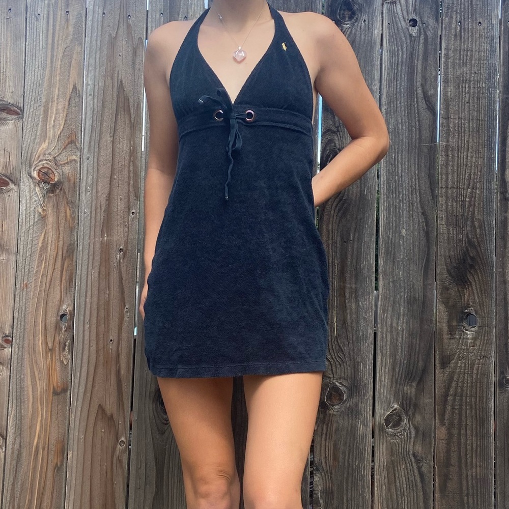 Ralph Lauren y2k terrycloth dress